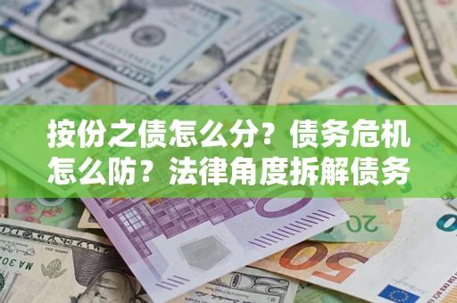 北京按份之债怎么分？债务危机怎么防？法律角度拆解债务分配与风险自保指南