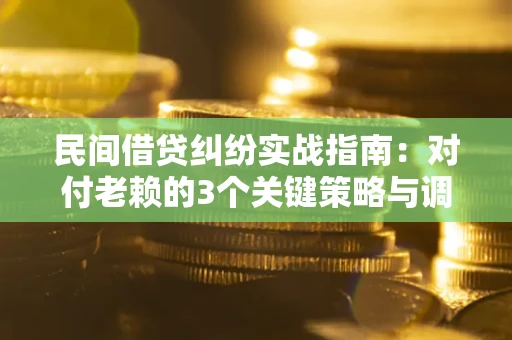 北京民间借贷纠纷实战指南：对付老赖的3个关键策略与调解盲区解析