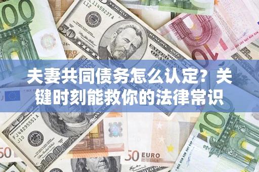 北京夫妻共同债务怎么认定？关键时刻能救你的法律常识